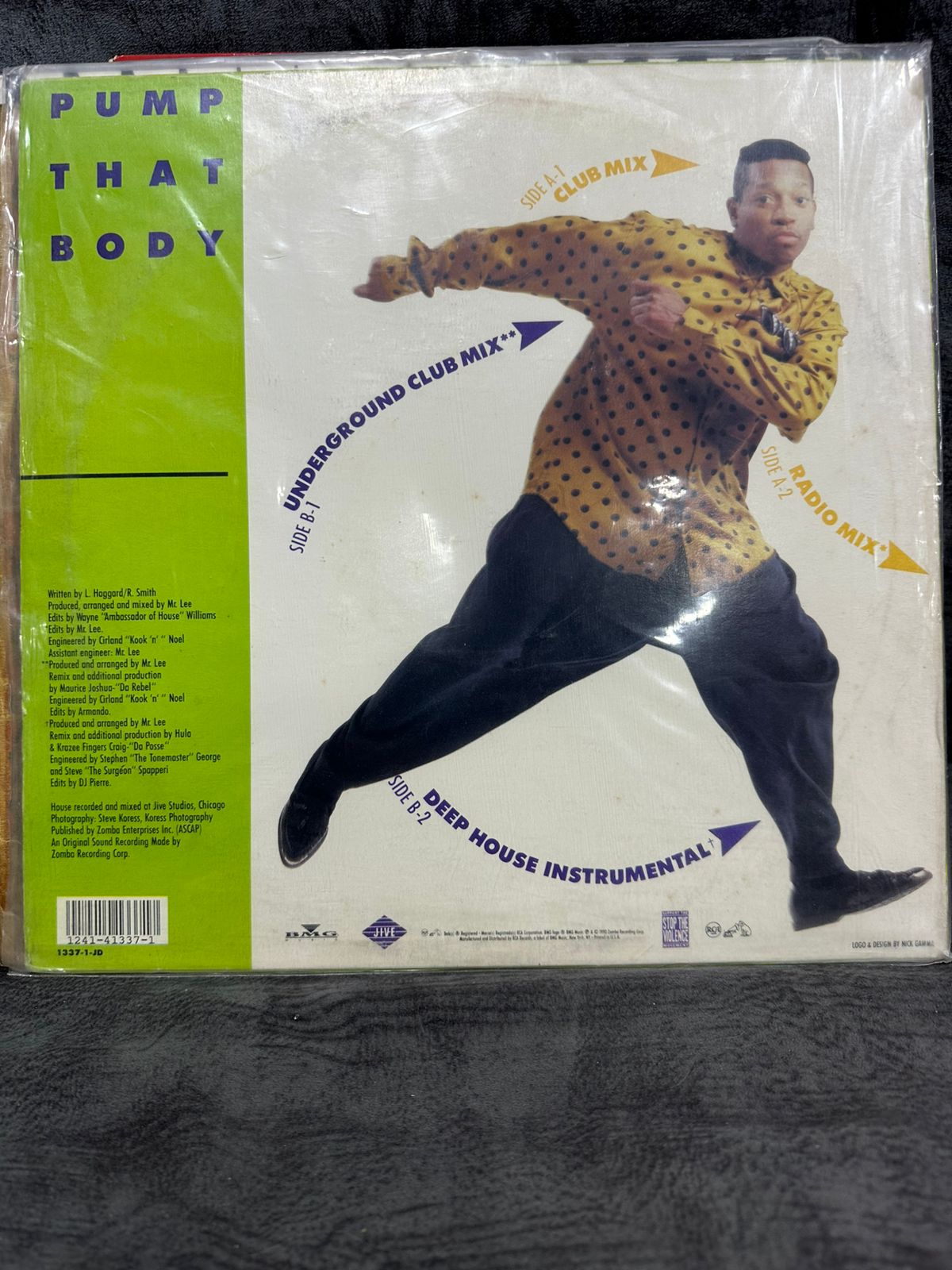 PUMP THAT BODY – Original 12" Single tras PUMP THAT BODY – Original 12" Single tras