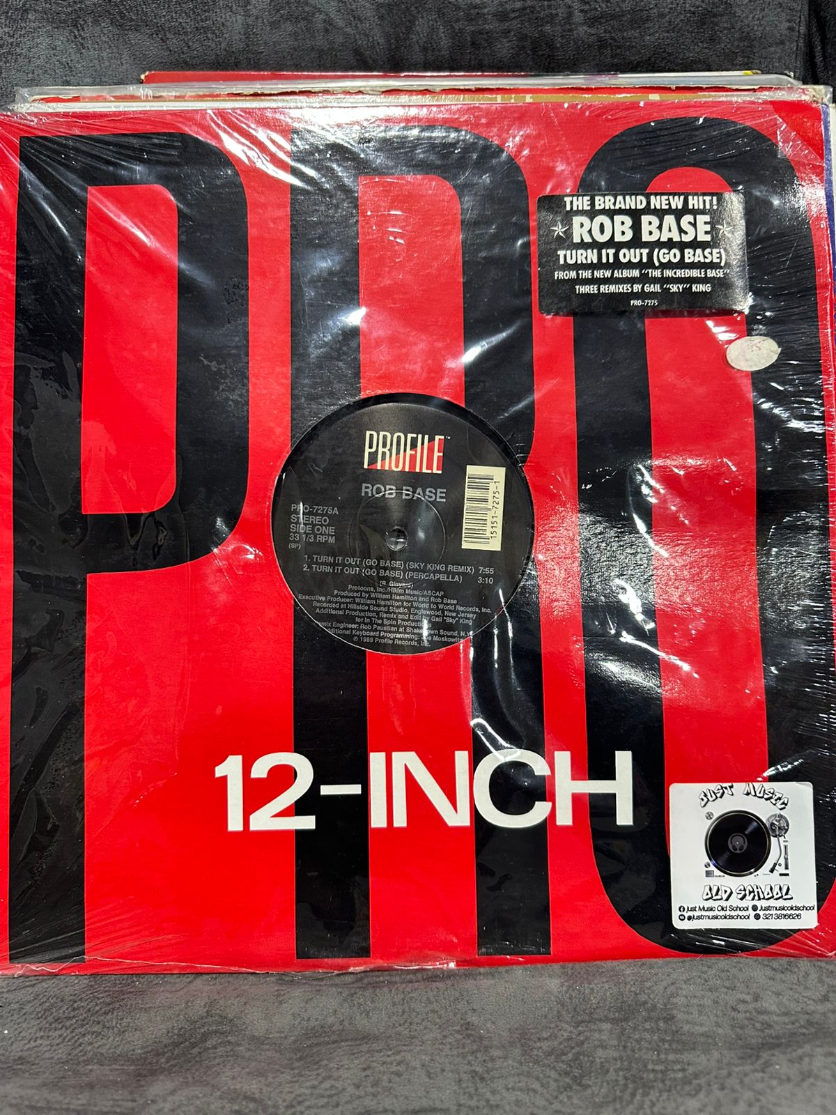 Rob Base - Turn It Out Go Base 12 pulgadas Vinyl Single Rob Base - Turn It Out Go Base 12 pulgadas Vinyl Single