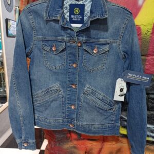 Chaqueta Nautica Denim Azul True Felx Mujer